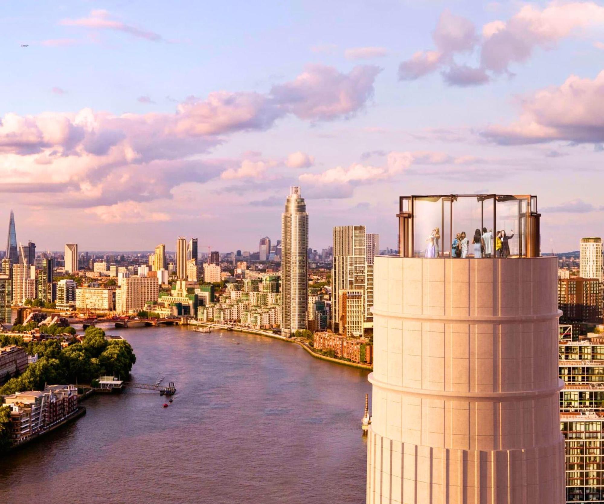 Battersea Power Station - Winter Garden Balcony & 1Gb Wifi - Luxurylondonstays 외부 사진